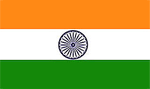 La bandera de la India actual