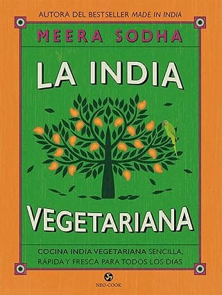 Libro de cocina india "La India vegetariana" de Meera Sodha