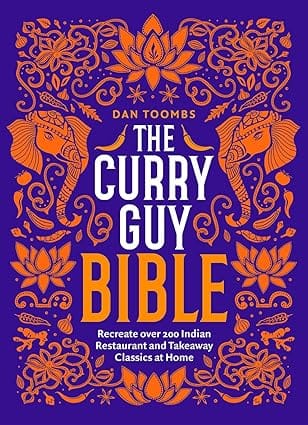 Libro de cocina india "The Curry Guy Bible"