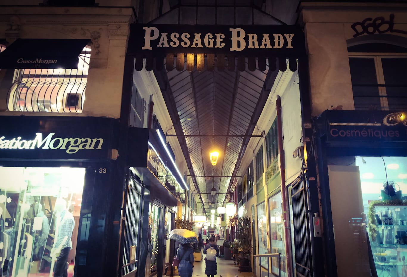 Brady Passage in Paris Passage Brady Paris