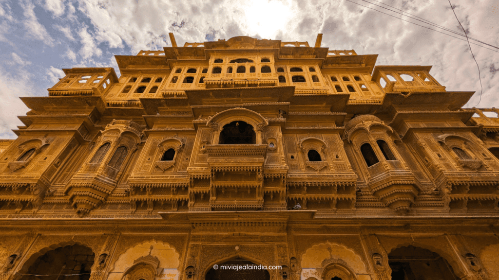 Nathmal Ki Haveli en Jaisalmer desde fuera