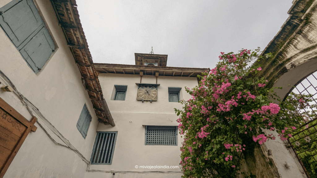 Synagogue in the Jewish quarter of Kochi or Cochin