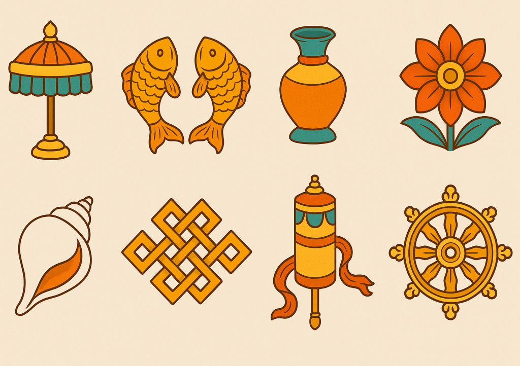 El significado de los símbolos del budismo